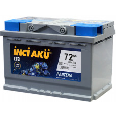 Аккумулятор INCI AKU Nanogold  72 Ач, 680 А, EFB Start-Stop, обратная полярность