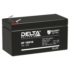 Аккумулятор DELTA DT 12012, 12В 1.2Ач, AGM, 12В 1.2Ач, AGM