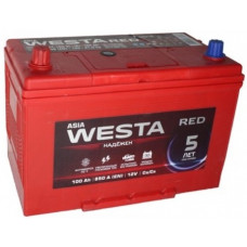Аккумулятор WESTA Asia Red 100 Ач, 850 А, прямая полярность