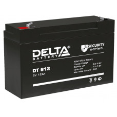 Аккумулятор DELTA DT 612, 6В 12Ач, AGM, 6В 12Ач, AGM