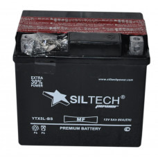Аккумулятор SILTECH DC MF 12В 5 Ач, 80 А (YTX5L-BS) AGM, обратная полярность, сухо-заряженный, с электролитом