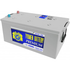 Аккумулятор TYUMEN BATTERY (ТЮМЕНЬ) Premium 230 Ач, 1480 А, европейская полярность, конусные клеммы