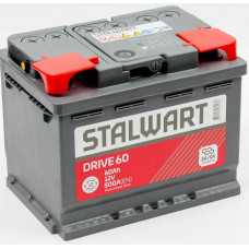 Аккумулятор STALWART Drive 60 Ач, 500 А, прямая полярность