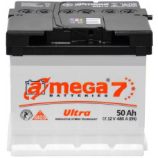 Аккумулятор A-MEGA Ultra 50 Ач, 480 А, прямая полярность