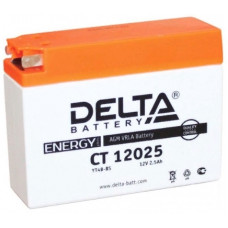 Аккумулятор DELTA CT 12В 2 Ач, 40 А (CT 12025, GT4B-5), обратная полярность ¹