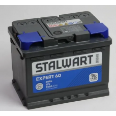 Аккумулятор STALWART Expert  60 Ач, 540 А, прямая полярность