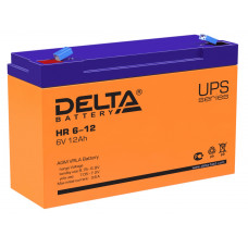 Аккумулятор DELTA HR 6-12, 6В 12Ач, AGM, 6В 12Ач, AGM