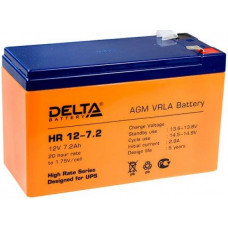 Аккумулятор DELTA HR 12В 7,2 Ач (DELTA HR  12-7.2 )