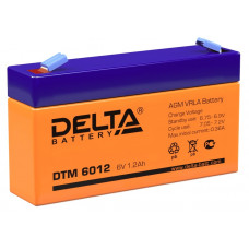 Аккумулятор DELTA DTM 6012, 6В 1.2Ач, AGM, 6В 1.2Ач, AGM