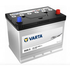 Аккумулятор VARTA Asia Стандарт 75 Ач, 680 А (575311068), прямая полярность, нижний борт
