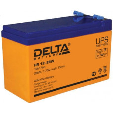 Аккумулятор DELTA HR 12В 7 Ач (HR 12-28 W)