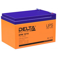 Аккумулятор DELTA DTM 1215, 12В 15Ач, AGM, 12В 15Ач, AGM