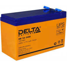 Аккумулятор DELTA HR 12В 9 Ач (DELTA HR 12-34 W)