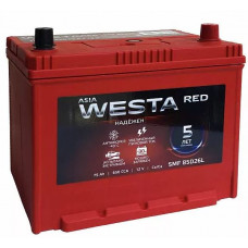 Аккумулятор WESTA Asia  75 Ач, 650 А (85D26R), прямая полярность, нижний борт, 2020 г.в.