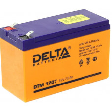 Аккумулятор DELTA DTM 12В 7 Ач (DTM 1207)