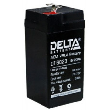Аккумулятор DELTA DT 6В 2,3 Ач (DT 6023 (107мм)) AGM