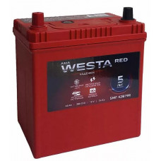 Аккумулятор WESTA Asia  40 Ач, 380 А (42В19R), прямая полярность, 2020 г.в.