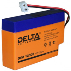 Аккумулятор DELTA DTM 12В 1 Ач (DTM 12008)