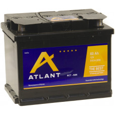 Аккумулятор ATLANT  60 Ач, 480 А, обратная полярность