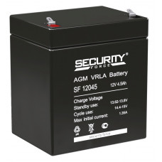 Аккумулятор SECURITY FORCE SF 12045, 12В 4.5Ач, AGM, 12В 4.5Ач, AGM