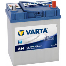 Аккумулятор VARTA Asia Blue Dynamic 40 Ач, 330 А (A14), обратная полярность, тонкие клеммы