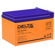 Аккумулятор DELTA HR 12-51 W, 12В 12Ач, AGM, 12В 12Ач, AGM