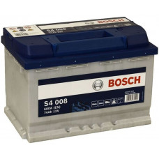 Аккумулятор BOSCH S4 74 Ач, 680 А (574012), обратная полярность