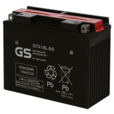 Аккумулятор GS YUASA  12В 18 Ач, 250 А (GTX18L-BS) AGM, обратная полярность, сухо-заряженный, с электролитом
