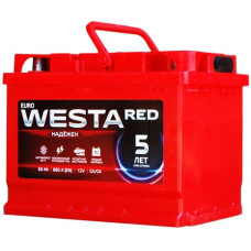 Аккумулятор WESTA RED 60 Ач, 640 А, низкий, обратная полярность