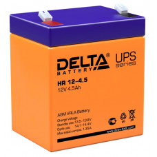 Аккумулятор DELTA HR 12-4.5, 12В 4.5Ач, AGM, 12В 4.5Ач, AGM