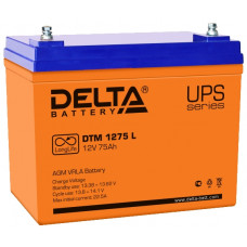 Аккумулятор DELTA DTM 12В 75 Ач (DTM 1275 L)