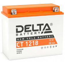 Аккумулятор DELTA CT 1218, 12В 20Ач, AGM, 12В 20Ач, AGM