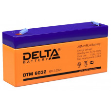 Аккумулятор DELTA DTM 6032, 6В 3.2Ач, AGM, 6В 3.2Ач, AGM