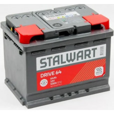 Аккумулятор STALWART Drive 64 Ач, 530 А, обратная полярность