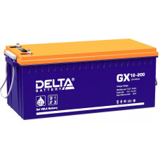 Аккумулятор DELTA GX 12-200, 12В 200Ач, GEL, 12В 200Ач, GEL