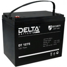 Аккумулятор DELTA DT 12В 75 Ач (DT 1275) AGM
