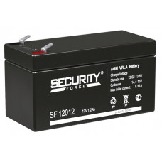 Аккумулятор SECURITY FORCE SF 12012, 12В 1.2Ач, AGM, 12В 1.2Ач, AGM