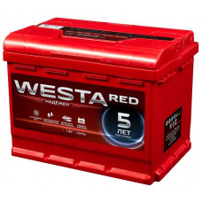 Аккумулятор WESTA Asia Red 74 Ач, 680 А, прямая полярность