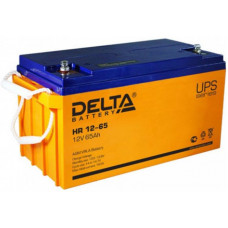 Аккумулятор DELTA HR 12В 65 Ач (HR 12-65 / HR 12-65 L) AGM