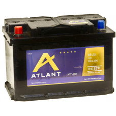Аккумулятор ATLANT  66 Ач, 550 А, прямая полярность