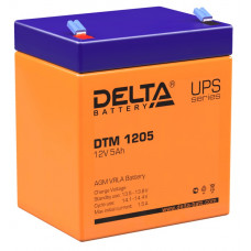 Аккумулятор DELTA DTM 1205, 12В 5Ач, AGM, 12В 5Ач, AGM
