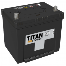 Аккумулятор TITAN Asia Standart 62 Ач, 550 А, обратная полярность, нижний борт