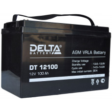 Аккумулятор DELTA DT 12В 100 Ач (DT-12100 ) AGM