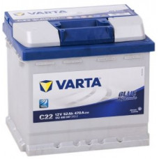 Аккумулятор VARTA Blue Dynamic 52 Ач, 470 А (C22), обратная полярность