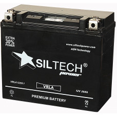 Аккумулятор SILTECH  12В 20 Ач, 270 А (YTХ20-BS), VRLA, прямая полярность