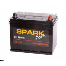 Аккумулятор SPARK Asia  70 Ач, 530 А (75D26L), обратная полярность