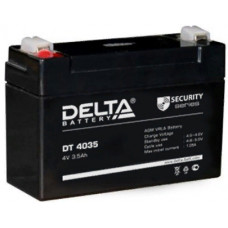 Аккумулятор DELTA DT 4В 3,5 Ач (DT 4035 (4V3.5Ah)) AGM