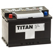 Аккумулятор TITAN Standart 66 Ач, 630 А, прямая полярность