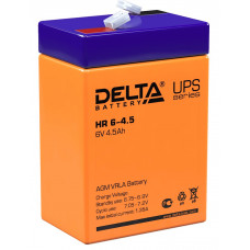 Аккумулятор DELTA HR 6-4.5, 6В 4.5Ач, AGM, 6В 4.5Ач, AGM