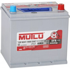 Аккумулятор MUTLU Asia Serie 2 60 Ач, 520 А (D23.60.052.C), обратная полярность, нижний борт